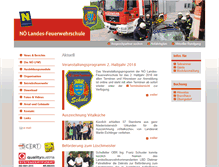 Tablet Screenshot of feuerwehrschule.at